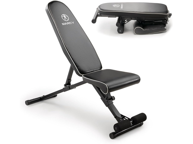 Marcy Assembly Free Adjustable Weight Bench, Incline Decline Flat SB-7485