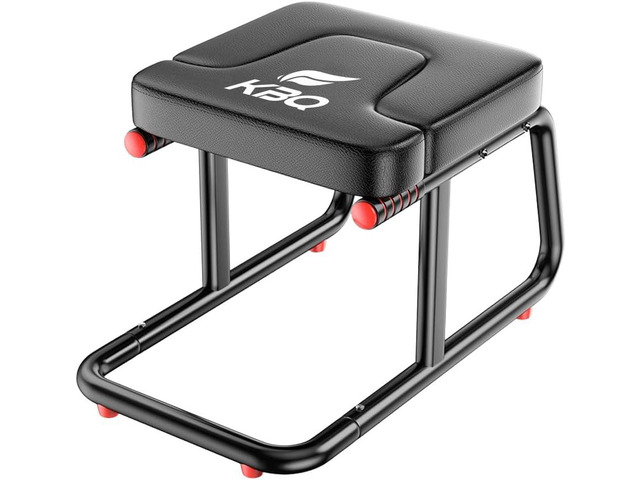 Multi-Functional U-Shaped Stool Chair 400LB Capacity, Double Armrest, Non-Slip Yoga Fitness Aid, Thick Breathable Mat, Home & Gym Stability Stool...