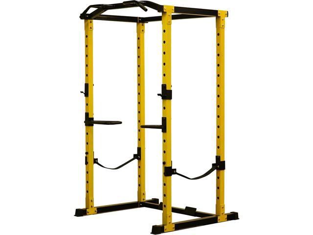 HulkFit Multi-Functional Adjustable Pro Series Power Rack Power Cage Exercise Equipment for Home Gym with Squat Rack Attachments and Accessories -...