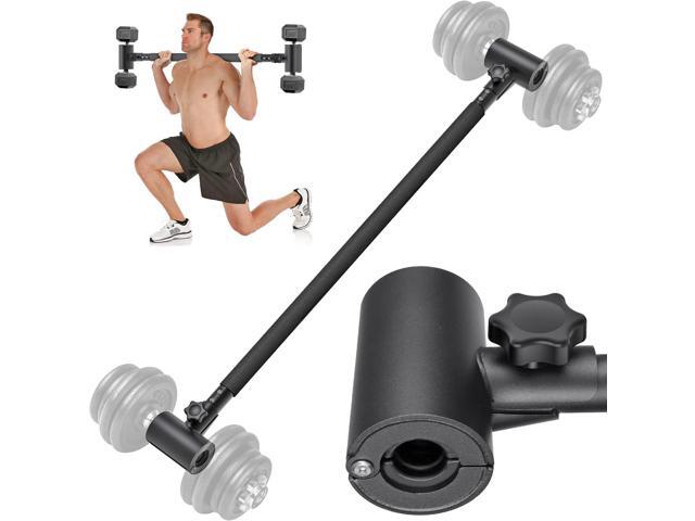 Kipika Adjustable Dumbbell to Barbell Converter - EZ Curling Bar Adapter - Versatile Weightlifting Equipment for Home Gym