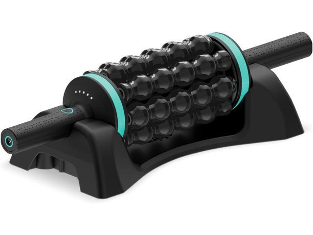 Chirp RPM Rolling Percussive Massager Deep Tissue Muscle Massager and Back Roller with Hands-Free Base, Rechargeable Leg Massager Roller, 5-Speed...