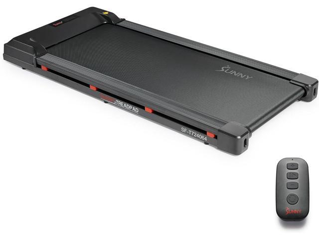 Sunny Health & Fitness Wi-Fi Smart Treadmill Walking Pad with Shock Absorption Cushioning, Home Fitness Cardio Equipment with SunnyFit App Access -...
