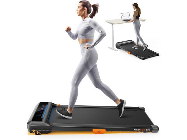 Walking Pad Treadmill with 10% Incline, Under Desk Treadmill, Compact Portable Treadmills for Home Office, 285lbs Capacity, APP/Remote Control,...