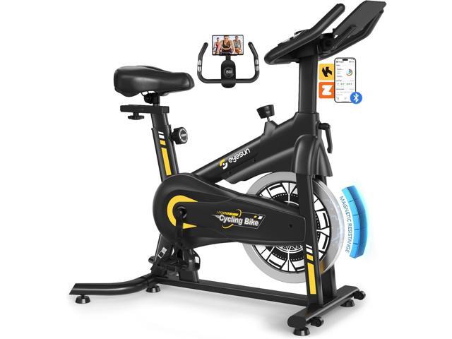 Exercise Bikes for Home,Spin Bike with Adjustable Magnetic,Brake Pad Resistance Silent Belt Drive,350lbs/300lbs Weight Capacity &Upgraded Version...