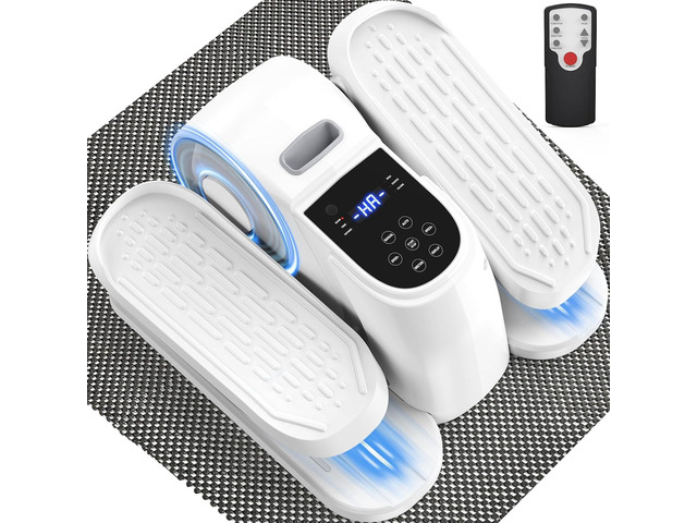 VIVURN 028 Under Desk Elliptical 12 Speed 5 Modes Motorized Leg Exerciser While Sitting for Seniors As Seen on TV Low Impact Electric Pedal...