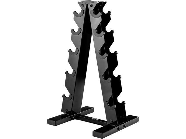 YES4ALL Dumbbell Rack Stand Only, 5 Tier A Frame Weight Rack for Dumbbells