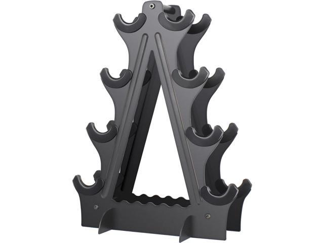 Dumbbell Rack 4 Tier Weight Rack for Dumbbells Compact Dumbell Rack Stand Only for Home Gym Weight Stand, (Rack ONLY)