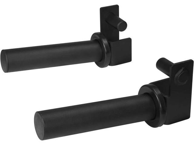 Yes4All Power Rack J-Hooks & Attachments Heavy Duty Barbell Holders Compatible with 2x2 & 3x3 Power Racks for Home Gym