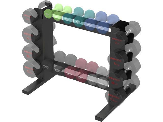 PROIRON Dumbbell Rack Stand for Home Gym, Upgraded Stable Weight Rack, 4-Tier Dumbbell Rack Stand Only Holder for Dumbbells, Free Weights, 450LB...