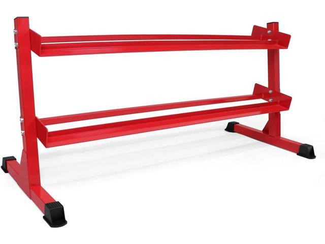 WF Athletic Supply Heavy-Duty Dumbbell Rack Stand, Weight Rack for Home Gym, Weight Holder, Available Sizes for Storage 5-50LB or 5-75LB Dumbbell...
