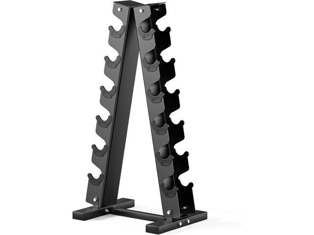 Papababe Dumbbell Stand, A-Frame Weight Storage Rack for Dumbbells, Dumbbell Holder for Home Gym (Dumbbell Rack Stand Only)