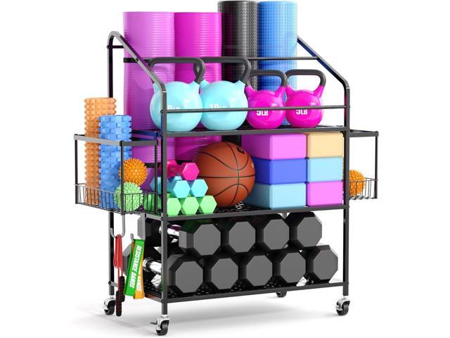 Weight Rack For Home Gym, Home Gym Storage Rack, Workout Storage, Home Gym Storage, Home Gym Organizer, Gym Storage Organizer, Exercise Equipment...