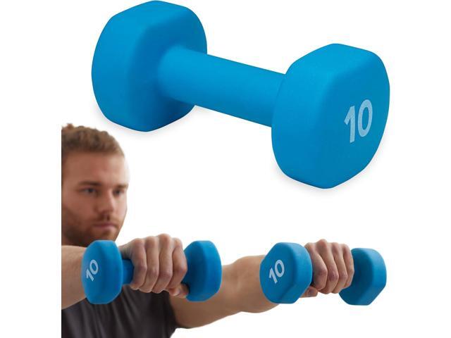 Gaiam Dumbbell Hand Weight (Sold in Singles) - Neoprene Coated Exercise & Fitness Dumbbell for Home Gym Workouts and Strength Training - Free...