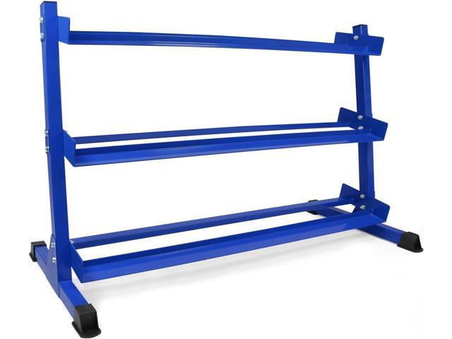 WF Athletic Supply Heavy-Duty Dumbbell Rack Stand, Weight Rack for Home Gym, Weight Holder, Available Sizes for Storage 5-50LB or 5-75LB Dumbbell...