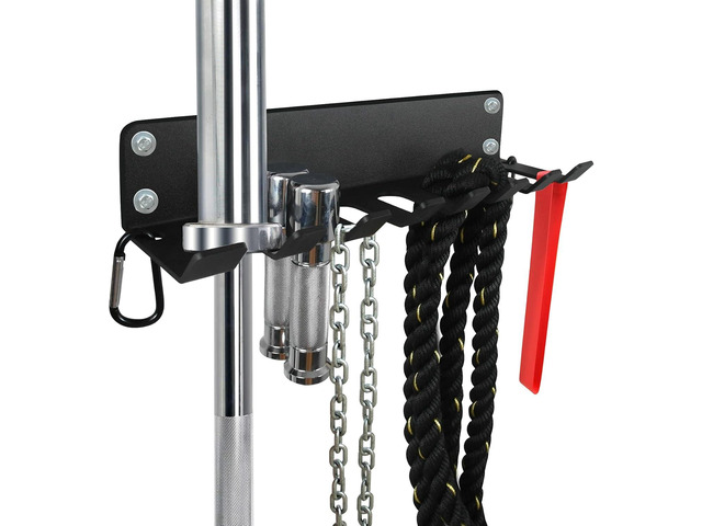 Home Gym Storage - Heavy-Duty Barbell Holder, Kettlebells, Weight Bar, Workout Rack Equipment, Foam Roller, Jump Rope, Resistance Band