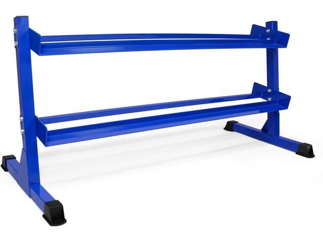 WF Athletic Supply Heavy-Duty Dumbbell Rack Stand, Weight Rack for Home Gym, Weight Holder, Available Sizes for Storage 5-50LB or 5-75LB Dumbbell...