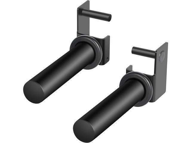 EVERYMATE Power Rack & Squat Rack Attachments Olympic Weight Plate Holder Fits 2x2,2.3x2.3,3x3 Inch Tubes, 1' or 5/8' Hole Bumper Plate Storage