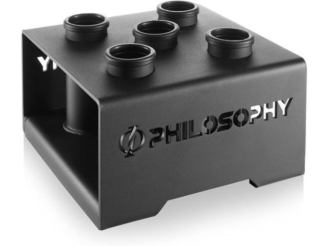 Philosophy Gym Vertical Barbell Holder - 5 Bar Storage Stand for 2' Olympic Bars