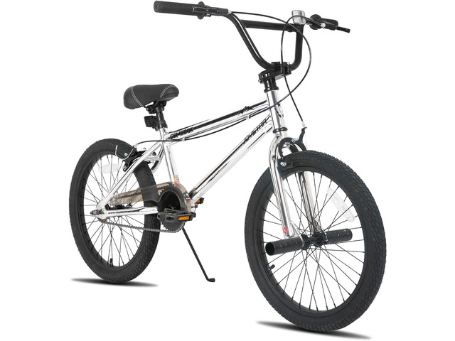 JOYSTAR 20 Inch Kids BMX Bike for Boys and Girls Age 7-12 Freestyle Bicycle for Beginner Level Riders with Dual Hand Brakes & 2 Pegs 20' Kids Bike