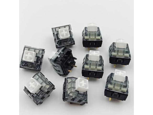 Upgrade Kailh Box V2 White Switches for Mechanical Keyboard,5-Pin 45gf Clicky/Dust & Waterproof/Gaming Switches(72pcs,White)