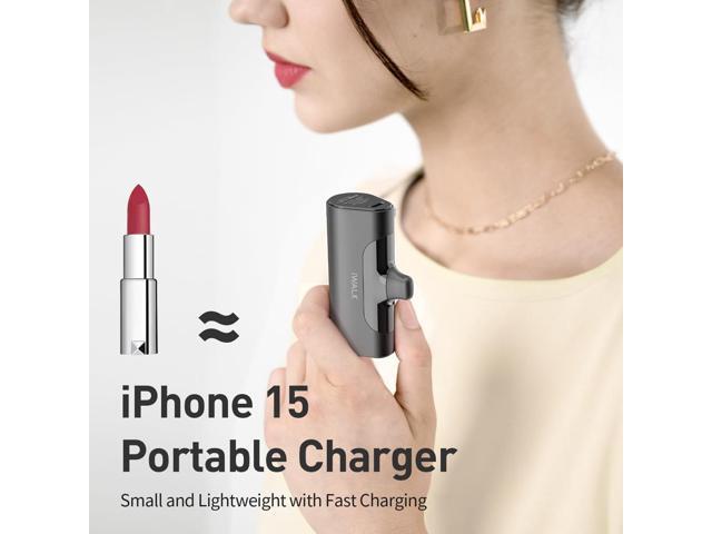 iWALK Portable Charger for iPhone 16/15 USB-C Small Power Bank 20W 4,500mAh Fast Charging Battery Pack Compatible with iPhone 15/16/16 Plus/16...