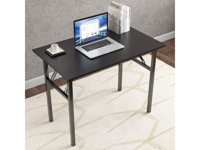 Need Computer Desk Folding Table Writing Desk/Compact Desk/Foldable Desk with BIFMA Certification, No Install Needed, Black AC5CB-100-60