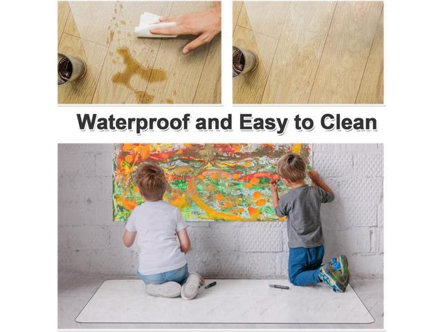 Office Chair Mat for Hardwood Floors, Easy Glide Floor Mat for Office Chair, Clear Desk Chair Mat for Rolling Chairs 60' x 46'