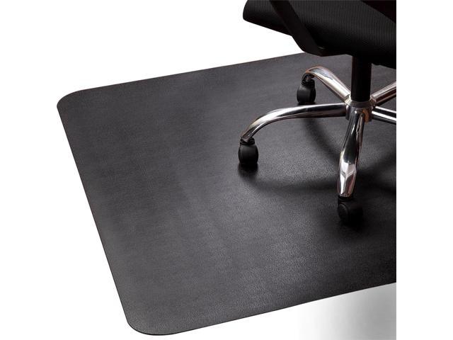 Office Chair Mat for Hardwood and Tile Floor, Black, Anti-Slip, Under the Desk Mat Best for Rolling Chair and Computer Desk, 47 x 35 Rectangular. photo
