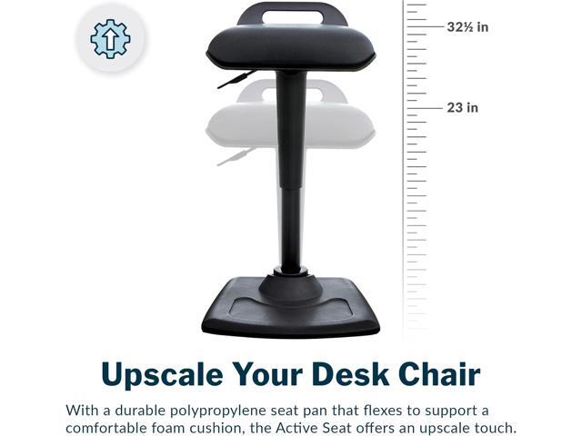 Vari Active Seat - Adjustable Ergonomic Standing Desk Chair for Adults - Portable Home Office Furniture, Comfortable Wobble Stool with Dynamic...
