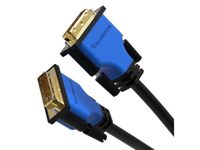 BlueRigger DVI Male to DVI Male Digital Dual-Link Cable (25 Feet, Black) photo