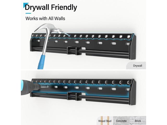 No Stud TV Wall Mount for 26-65 Inch TV up to 154 lbs, No Drill & Non Damage Drywall Studless TV Mount, Max VESA 400x400mm, Dry Wall Flat Screen...