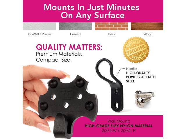 HangSmart TV Wall Mount NO Stud - Original & Patented Easy Install, DIY for 19-100' TVs, Holds Up to 150LBS, Fits Most LED LCD Flat Screens &...