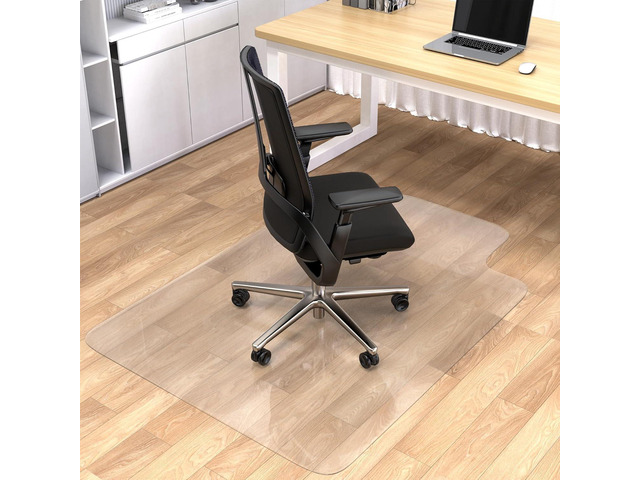 Office Chair Mat for Hardwood Floor, 36'x48' Clear Desk Chair Mat Easy Glide for Rolling Chair, Heavy Duty Vinyl Floor Protector Mat for Home or...