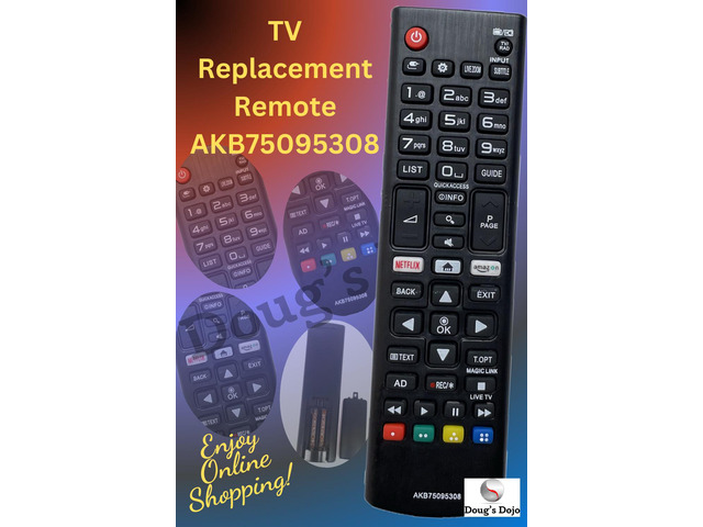 New Replaced TV Remote Control AKB75095308 for All LG Smart TV 43UJ630V 55UJ639V