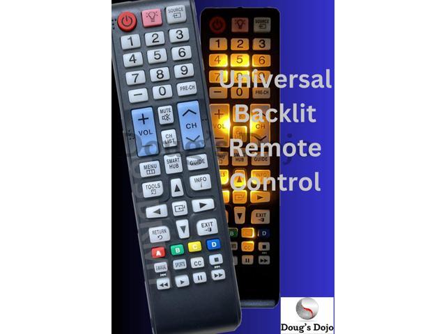 New Universal Backlit Remote Control for ALL Samsung LCD LED HDTV 3D Smart TVs