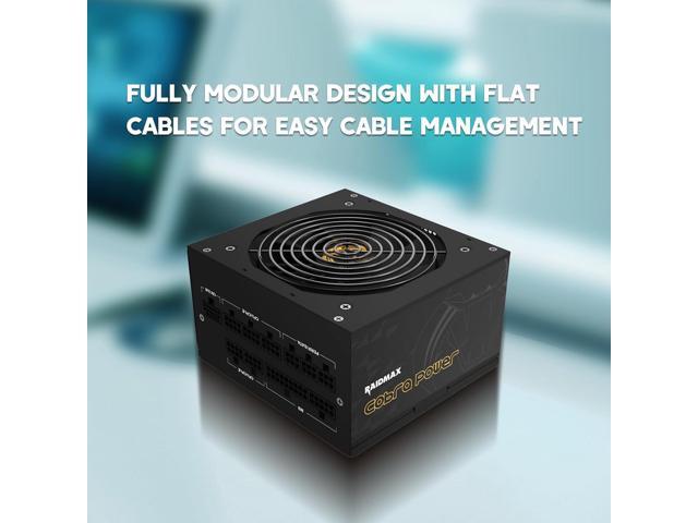 RAIDMAX Cobra ATX 3.1 Power Supply 850W, Fully Modular 80+ Gold Certified Gaming PSU, PCIe Gen 5 Ready, High-Performance Power Supply for Gaming...