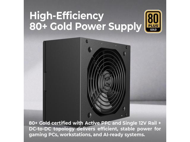 RAIDMAX RX-650AED 650W Power Supply, ATX 3.1 Ready, Name-Brand SI OEM Version, Non-Modular, No Gen 5, Brown Box Packaging, Reliable PSU for RTX...