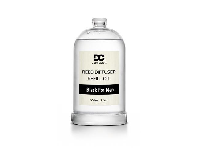 Daniella's Candles Collection Black For Men Reed Diffuser Refill Oil 3.4oz 100mL Home Fragrance Scented Oil Aromatherapy Room Freshener for Spa,...