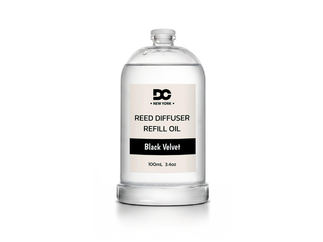 Daniella's Candles Collection Black Velvet Reed Diffuser Refill Oil 3.4oz 100mL Premium Fragrance for Home Decor, Aromatherapy, Spa, Meditation,...