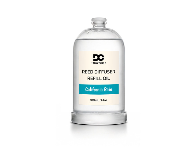 Daniella's Candles Collection California Rain Reed Diffuser Refill Oil 3.4oz 100mL Home Fragrance Scented Oil Aromatherapy Room Freshener for Spa,...