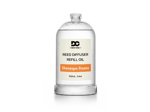 Daniella's Candles Collection Champagne Dreams Reed Diffuser Refill Oil 3.4oz 100mL Home Fragrance Scented Oil Aromatherapy Room Freshener for Spa,...