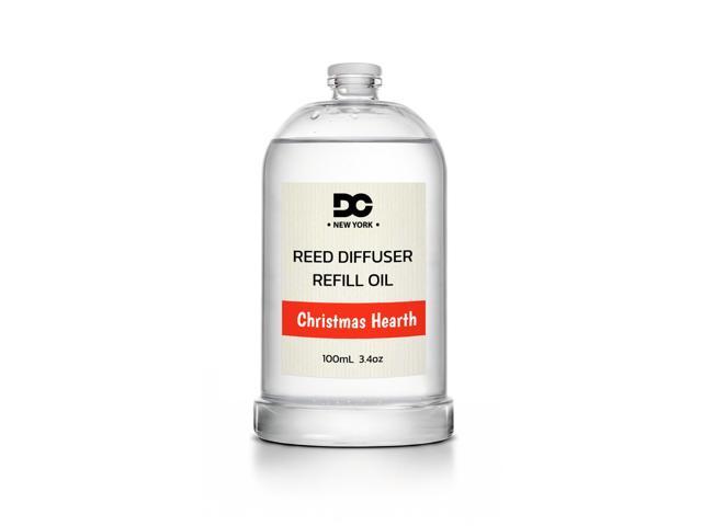 Daniella's Candles Collection Christmas Hearth Reed Diffuser Refill Oil 3.4oz 100mL Home Fragrance Scented Oil Aromatherapy Room Freshener for Spa,...