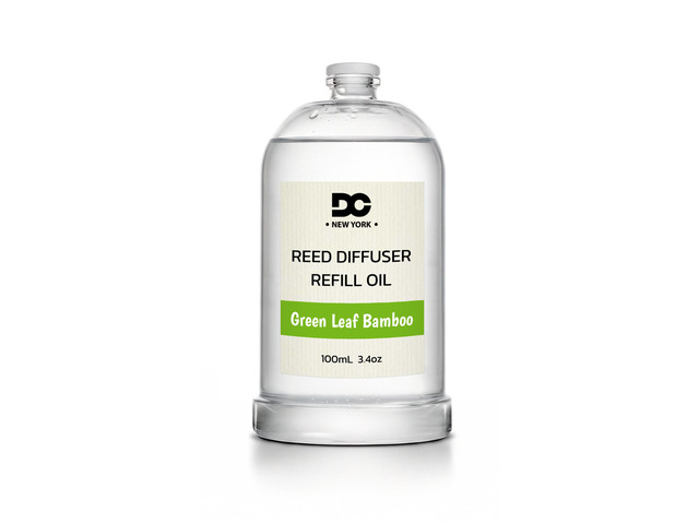 Daniella's Candles Collection Green Leaf Bamboo Reed Diffuser Refill Oil 3.4oz 100mL Home Fragrance Scented Oil Aromatherapy Room Freshener for...