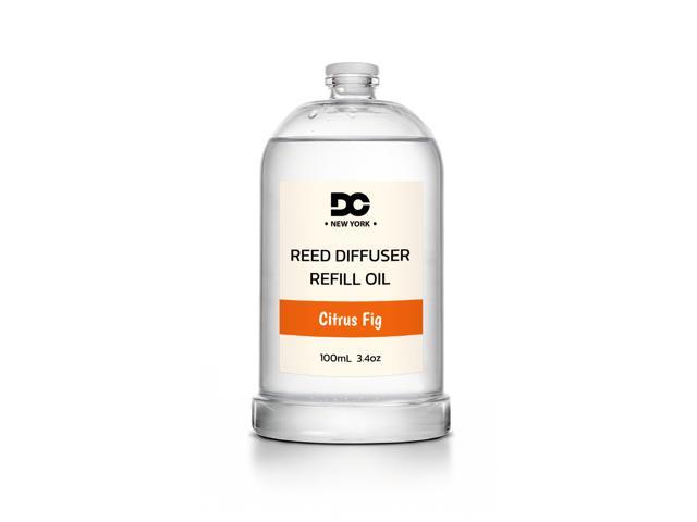 Daniella's Candles Collection Citrus Fig Reed Diffuser Refill Oil 3.4oz 100mL Home Fragrance Scented Oil Aromatherapy Room Freshener for Spa,...