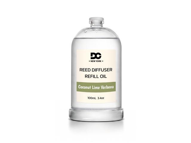 Daniella's Candles Collection Coconut Lime Verbena Reed Diffuser Refill Oil 3.4oz 100mL Home Fragrance Scented Oil Aromatherapy Room Freshener for...