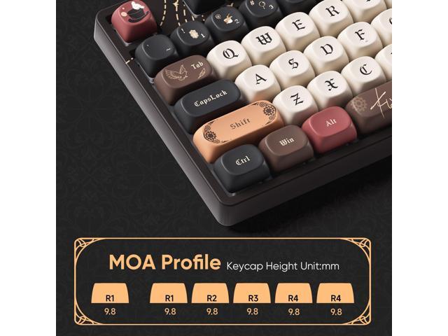 Akko Wireless Gaming Keyboard The Lord of Mysteries 5108B Plus Hot-Swappable Tri-mode Mechanical Keyboard RGB Backlight, Piano Pre Lubed Switch