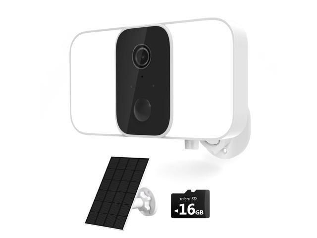 Photos - Surveillance Camera Z-EDGE SL01 Wireless Floodlight 1080P Security Camera with Solar Panel, In
