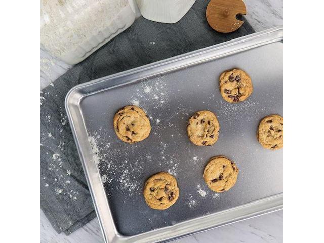 Anygleam 45x32cm Baking Pan Tray Aluminum Sheet Rectangular Bakeware Kitchen Oven Food Tools