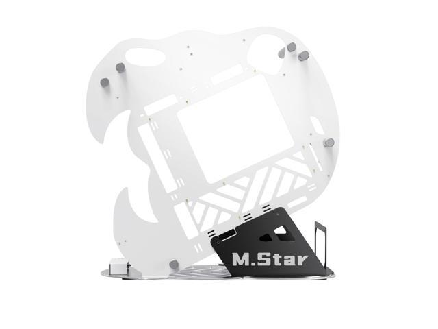 MLOONG M. STAR 3 Blue MATX Mid Tower PC Gaming Case/Open High Airflow Perforated Computer Cases/Support M-ATX/ITX Motherboard/240mm AIO Support at...