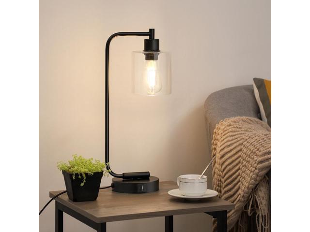Photos - Chandelier / Lamp DEWENWILS Industrial Touch Control Table Lamp 3 Way Dimmable with 2 USB Po